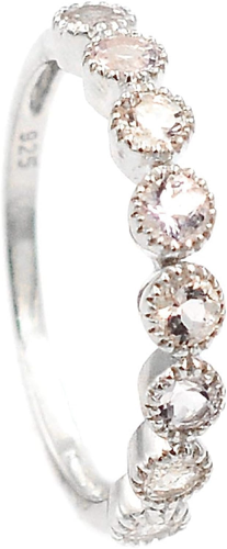 Round Cut  Pink Morganite Ring