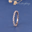 Full Eternity Marquise Moissanite Wedding Band