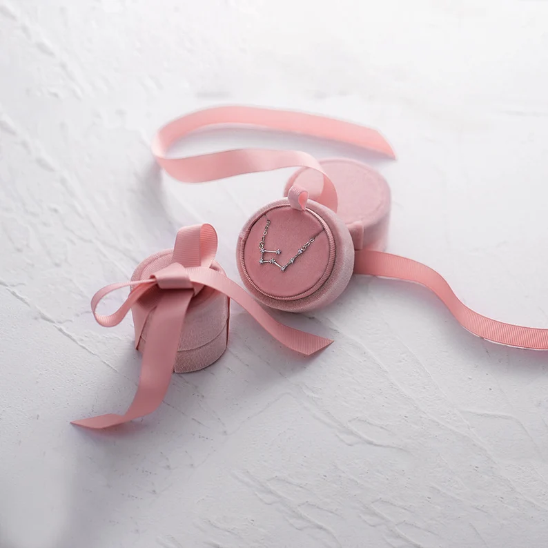 Velvet Wedding Ring Box Jewelry Box Necklace Box - Loveringsdesign