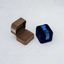 Ring Box Upgrade -Blue & Brown Velvet Jewelry Box Engagement Anniversary - Loveringsdesign