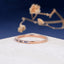 Gradient Blue Sapphire Wedding Band