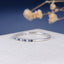 Gradient Blue Sapphire Wedding Band