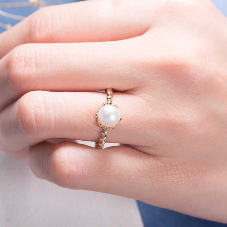Pearl-Engagement-Ring