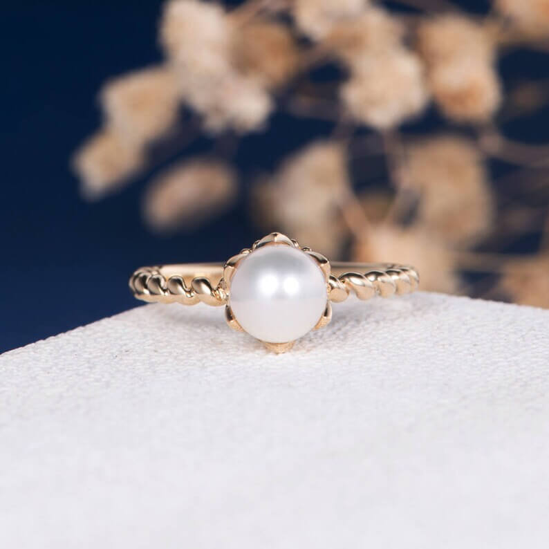 Pearl-Engagement-Ring